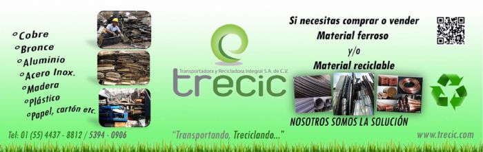 compra y venta de material reciclable, residuo industrial y chatarra